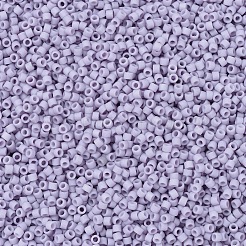 MIYUKIデリカビーズ  シリンダー  日本製シードビーズ  11/0  （db0356)マットな不透明ライトモーブ  1.3x1.6mm  穴：0.8mm  約10000個/袋  50 G /袋&nbsp;SEED-X0054-DB0356