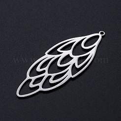 Tarnish Resistant 201 Stainless Steel Big Filigree Pendants&nbsp;STAS-T049-T698-1