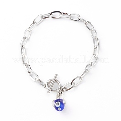 Lampwork Charm Bracelets&nbsp;BJEW-JB06191
