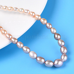 Natural Cultured Freshwater Pearl Beads Strands&nbsp;PEAR-K003-21D