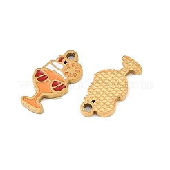 304 Stainless Steel Enamel Pendants&nbsp;SA-CBAA937-09A-G