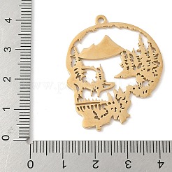 304 Stainless Steel Pendants&nbsp;STAS-V016-13G