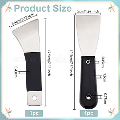 2Pcs 2 Styles Steel 3D Printer Scrapers&nbsp;TOOL-OC0001-83