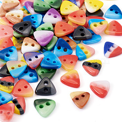 80Pcs 2-Hole Porcelain Buttons&nbsp;PORC-PJ0001-02A