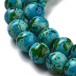 Synthetic Turquoise Dyed Beads Strands&nbsp;G-E594-24M
