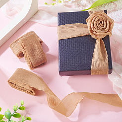 3 Rolls Frayed Polyester Ribbon&nbsp;OCOR-TA0002-97E
