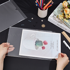 Transparent Acrylic Name Card Holders&nbsp;AJEW-WH0481-59B