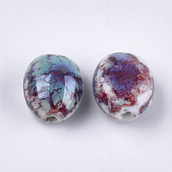 Handmade Porcelain Beads&nbsp;PORC-S498-26E