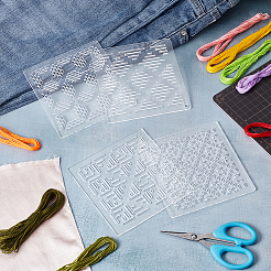 Transparent Acrylic Templates&nbsp;DIY-BC0014-16C