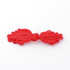 手作り中国結びチャイナボタンセット  ポリエステルボタン  ヤシ  ミックスカラー  64~76x19~23x3~4mm&nbsp;BUTT-S020-03