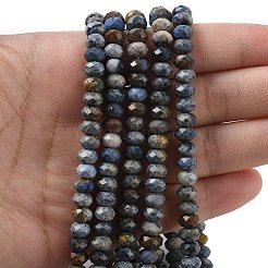 Natural Dumortierite Bead Strands&nbsp;G-D344-A15