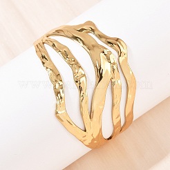 304 Stainless Steel Cuff Bangles for Women&nbsp;BJEW-G757-03G
