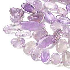 Natural Amethyst Beads Strands&nbsp;G-P604-A08-01