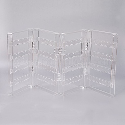 アクリルイヤリングディスプレイ  ジュエリーディスプレイラック  透明  52.2x21.9x1.9cm&nbsp;EDIS-L003-01B