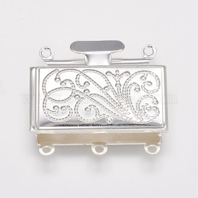 Brass Multi-strand Box Clasps&nbsp;kk291-S-1