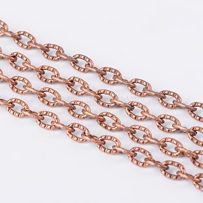 Iron Textured Cable Chains&nbsp;CHT104Y-R-1