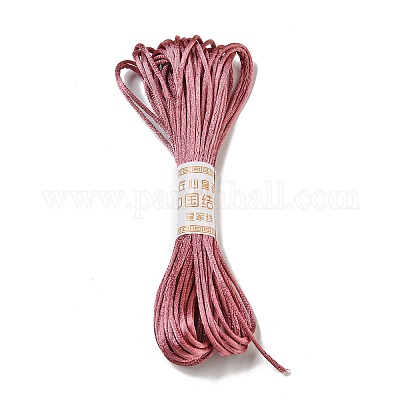 ポリエステル刺繍糸  クロスステッチの糸  インディアンレッド  2mm  10 M /バンドル&nbsp;OCOR-C005-B11-1
