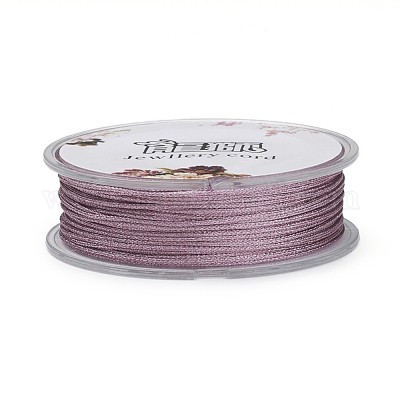ポリエステルメタリック糸  スミレ  1mm  約32.8ヤード（30m）/ロール&nbsp;OCOR-G006-02-1.0mm-41-1