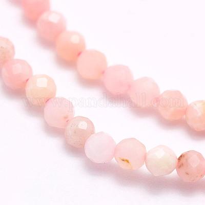 Natural Pink Opal Beads Strands&nbsp;G-F509-05-4mm-1