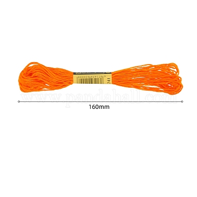 コットンミシン糸  トマト  3mm  約8.57ヤード（7.84m）/かせ&nbsp;PW-WG34D89-21-1