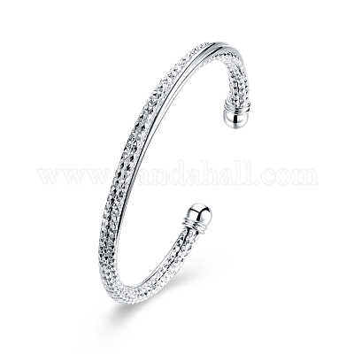 Trendy Brass Cuff Bangles&nbsp;BJEW-BB31070-1