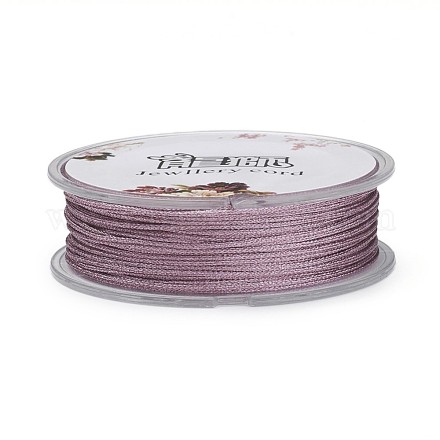 ポリエステルメタリック糸  スミレ  1mm  約32.8ヤード（30m）/ロール&nbsp;OCOR-G006-02-1.0mm-41-1