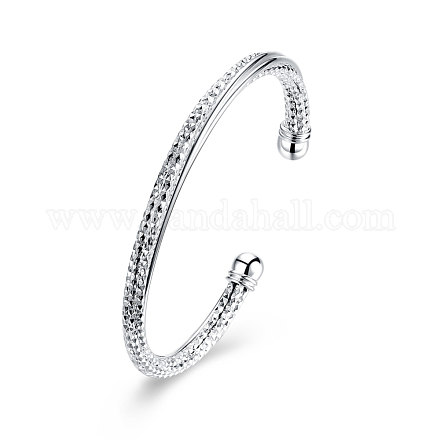 Trendy Brass Cuff Bangles&nbsp;BJEW-BB31070-1