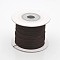Nylon Braided Cord, Chinese Knotting Cord for Bracelet Jewelry Making Macrame Craft, Coconut Brown, 0.4mm, about 109.36 yards(100m)/roll