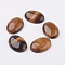 Natural Tiger Eye Flat Back Cabochons, Oval, 18x13mm