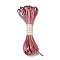 Polyester Embroidery Floss, Cross Stitch Threads, Indian Red, 2mm, 10m/bundle
