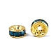 Brass Rhinestone Spacer Beads&nbsp;RB-A014-Z8mm-06G-4