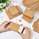 クラフト紙メーラーボックス  配送ボックス  長方形  バリーウッド  9.7x7x3cm&nbsp;CON-WH0093-09-3