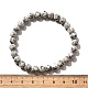 Natural Sesame Jasper/Kiwi Jasper Bead Stretch Bracelets&nbsp;BJEW-K212-A-033-6