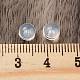 シリコン製ピアスキャッチ  コラム  透明  5x3.5mm  穴：1mm&nbsp;FIND-S245-01-3