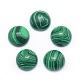 Synthetic Malachite Cabochons&nbsp;G-P393-R49-4MM-1