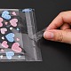 長方形のプラスチックセロハンバッグ  ベイク包装用  ハート柄  カラフル  13x10cm  一方的な厚さ：0.035mm  インナー対策：10x10のCM  約96~100個/袋&nbsp;OPC-F004-06-3