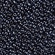 8/0 ガラスシードビーズ  メタリックカラー  ブラック  3mm  穴：1mm  約10000個/ポンド&nbsp;SEED-A009-3mm-606-2