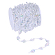 Acrylic Beads Chains&nbsp;CHAC-WH0001-06-1