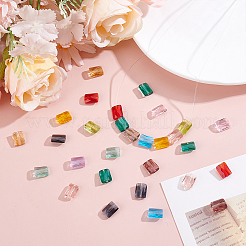 65Pcs 13 Colors Glass Imitation Austrian Crystal Beads&nbsp;GLAA-ME0001-38