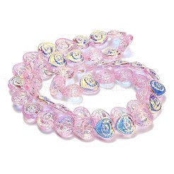 Electroplate Baking Paint Glass Beads Strands&nbsp;EGLA-K061-13A-AB04
