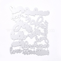 Carbon Steel Cutting Dies Stencils&nbsp;DIY-I083-07P