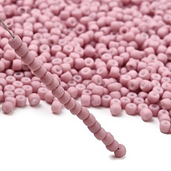 トーホー 8/0ラウンドビーズ  日本製シードビーズ  （765)つの不透明なパステルフロストプルメリア  3mm  穴：1mm  約222個/10g&nbsp;X-SEED-TR08-0765