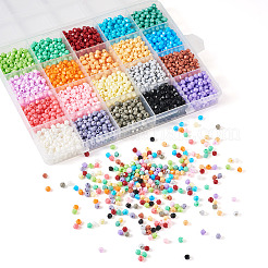 2780Pcs 20 Colors Baking Paint Glass Seed Beads&nbsp;SEED-TA0001-49