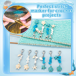 4 Sets 2 Style Glass Pendant Decorations&nbsp;HJEW-GA0001-50