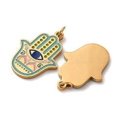 304 Stainless Steel Enamel Pendants&nbsp;X-STAS-U061-29G