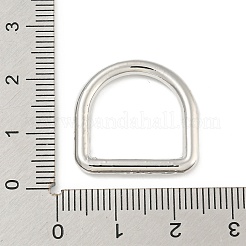 Rack Plating Brass D Linking Rings&nbsp;KK-P277-35P