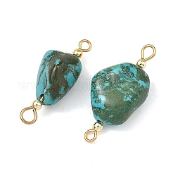 Natural Magnesite Connector Charms&nbsp;PALLOY-JF05937-01