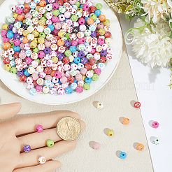 800Pcs 2 Styles Cross Theme Acrylic Beads&nbsp;MACR-PA0001-45E