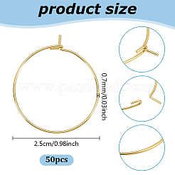 304 Stainless Steel Hoop Earring Settings&nbsp;STAS-UN0015-67