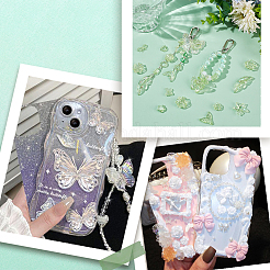 100G Resin Charms and Beads DIY Jewelry Making Findings Kit&nbsp;OHAR-SC0003-01D